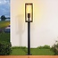 Black standing outdoor lamp - Teddy