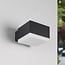 Modern outdoor wall light Mikki - black with integrated LED
