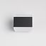 Modern outdoor wall light Mikki - black with integrated LED