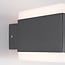 Modern outdoor wall light Mikki - black with integrated LED