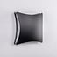 Square 4-light outdoor wall light Ross - black with integrated LED