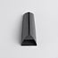 Designer 2-light outdoor wall light Romy - black with integrated LED