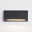 Industrial outdoor wall light Jane - black with integrated LED