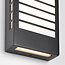 Outdoor wall light IP44 Pearlie - Black
