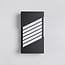 Outdoor wall light Dane - black with integrated LED