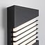 Outdoor wall light Dane - black with integrated LED