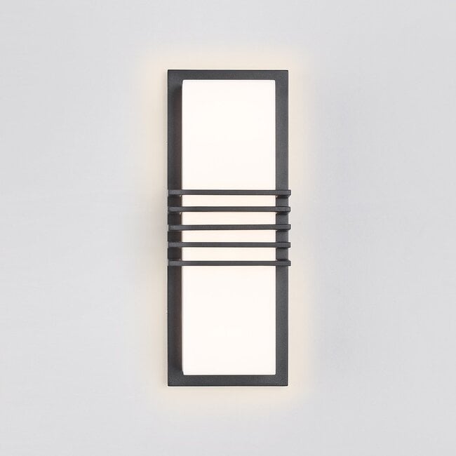 Outdoor wall light Jean - black with integrated LED