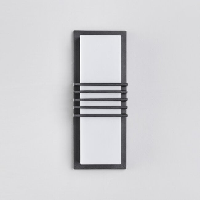 Outdoor wall light Jean - black with integrated LED