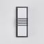 Outdoor wall light Jean - black with integrated LED