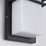 Outdoor wall light Jean - black with integrated LED