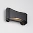 Modern outdoor wall light Ann - black with integrated LED