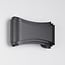 Modern outdoor wall light Ann - black with integrated LED