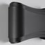 Modern outdoor wall light Ann - black with integrated LED