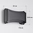 Modern outdoor wall light Ann - black with integrated LED