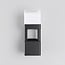 Industrial outdoor wall light Terry - black with integrated LED