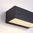 Outdoor wall light Kai - black with integrated LED
