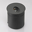 Recessed outdoor wall light Merlin - black with integrated LED