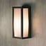 Calvin black outdoor wall light
