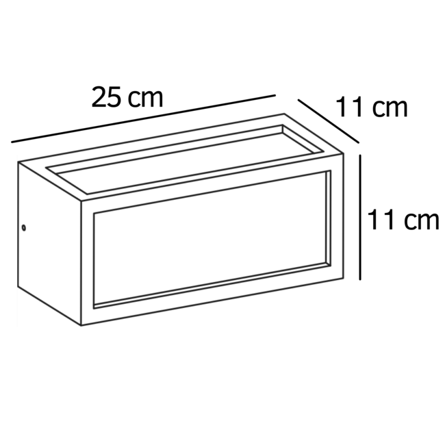 Wall light Calvin with E27 fitting - black