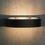 Designer outdoor wall light Harley - black with integrated LED