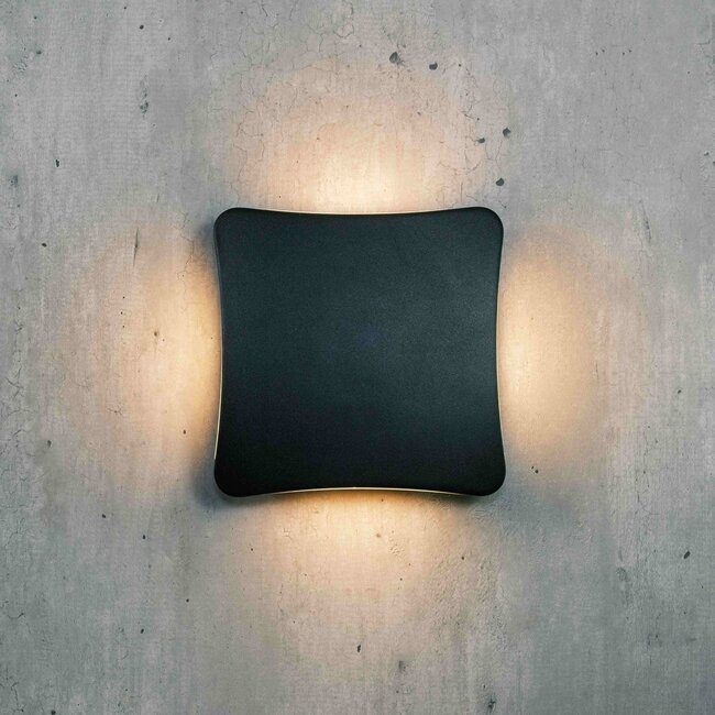 Bonnie square modern wall lamp - Black