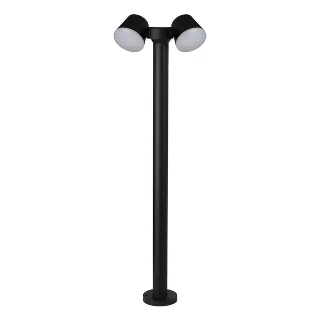 Adjustable outdoor floor lamp Penny - black with integrated LED