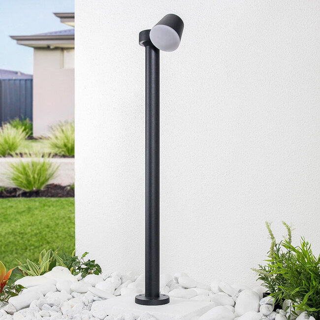 Adjustable standing outdoor lamp Cooper - Black