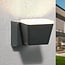 Outdoor wall light Chester - black, adjustable
