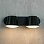 Modern outdoor wall light Marley 2-light - Black
