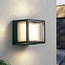 Square outdoor wall lamp Miles - Black