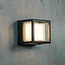Square outdoor wall lamp Miles - Black