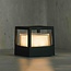Square outdoor wall light Miles - black