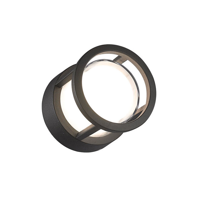 Round wall lamp Millie - Black