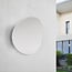 Designer outdoor wall light Ozzy - white with integrated LED