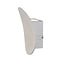 Designer outdoor wall light Ozzy - white with integrated LED