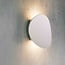 Designer outdoor wall light Ozzy - white with integrated LED