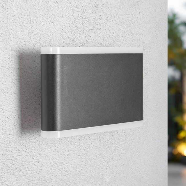 Outdoor wall light Hannover with integrated LED - black