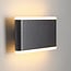 Outdoor wall light Hannover with integrated LED - black