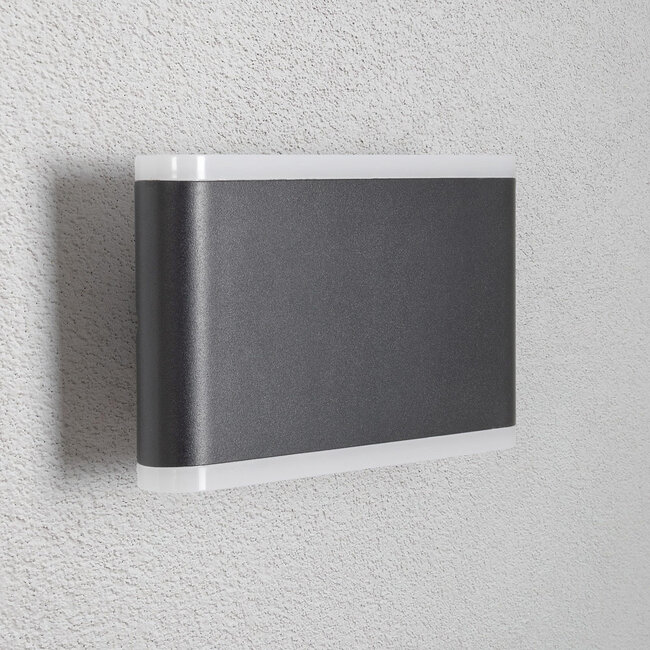 Hannover outdoor wall light with integrated LEDs - Black