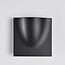 Square outdoor wall light Zack - black with integrated LED