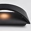 Industrial outdoor wall light Bremen - black with integrated LED