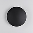 Round outdoor wall lamp Lune - Black