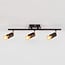 Modern ceiling lamp Kelby with 3 spotlights