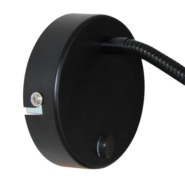 Industrial wall lamp black with Gold - Carmel