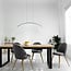 Pendant lamp Chelsea in black with integrated LEDs