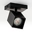 Industrial ceiling spotlight Ari - matt black, adjustable