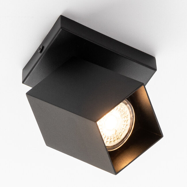 Industrial black matt ceiling spot - Ari