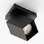 Industrial ceiling spotlight Ari - matt black, adjustable