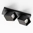 Industrial ceiling light Cal 2-light - square