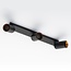 Modern ceiling light Nina - black and gold 3-light